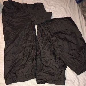 2pc black grooming smock set